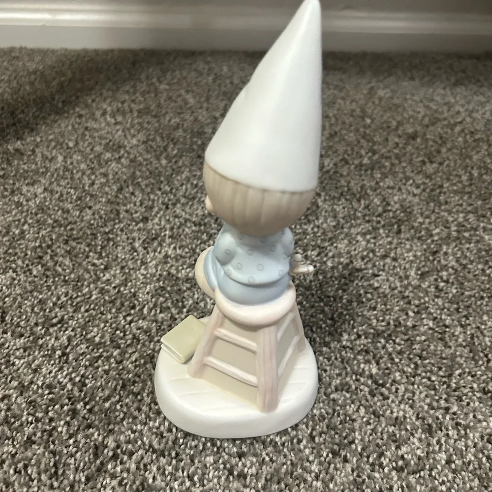 Adorable Dunce Cap Blue and White